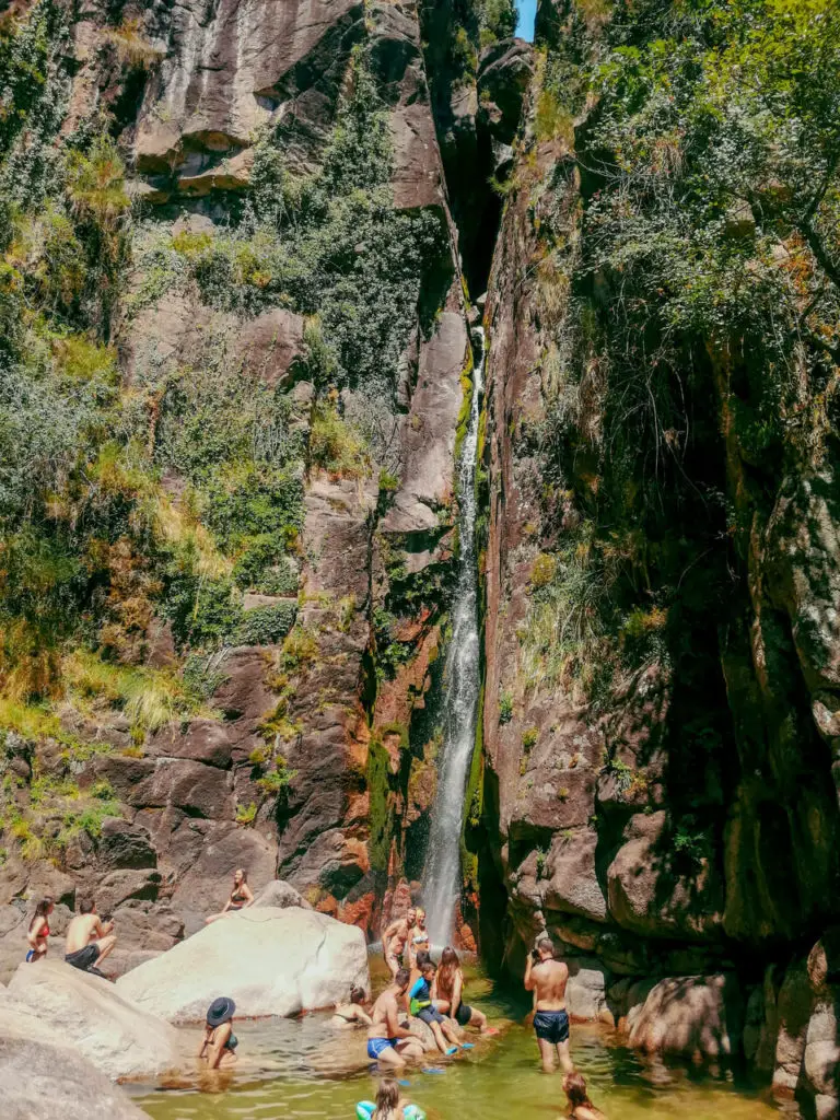 What to visit in Geres Pincaes Waterfall