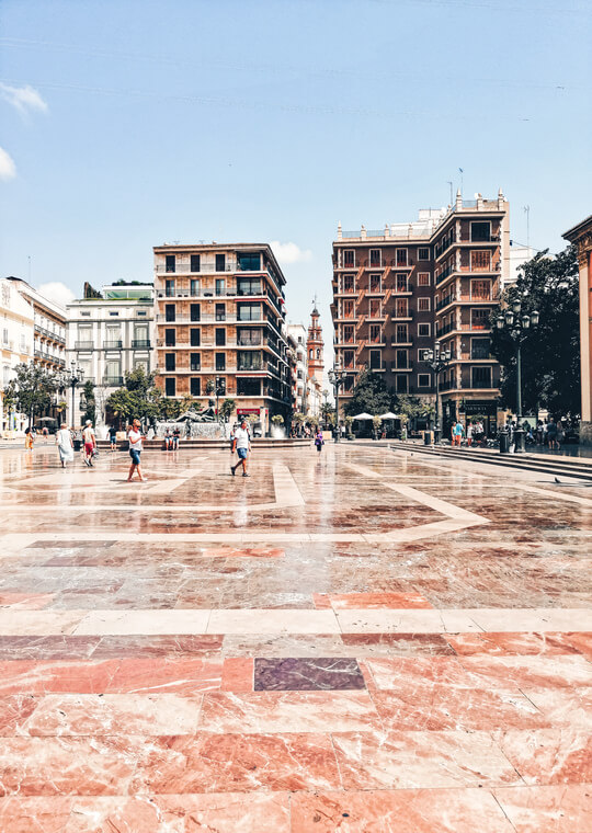 Valencia Plaza de la Virgen