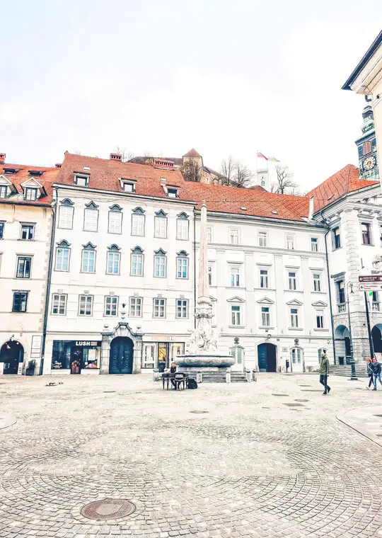 Ljubljana Town Hall Square