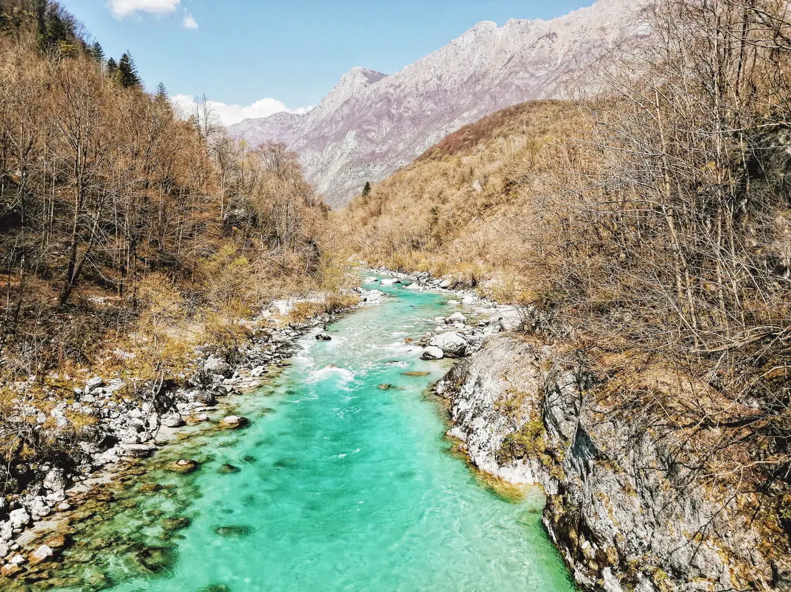 Slovenia Kobarid Soca River