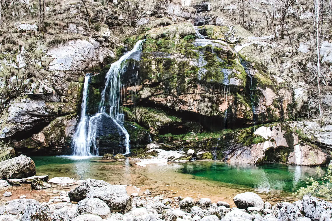 Slovenia Virje Waterfall