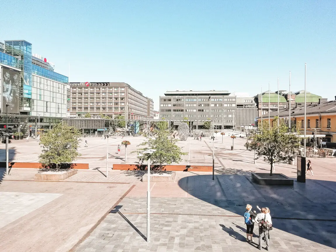 Finland Helsinki Narinkka Square