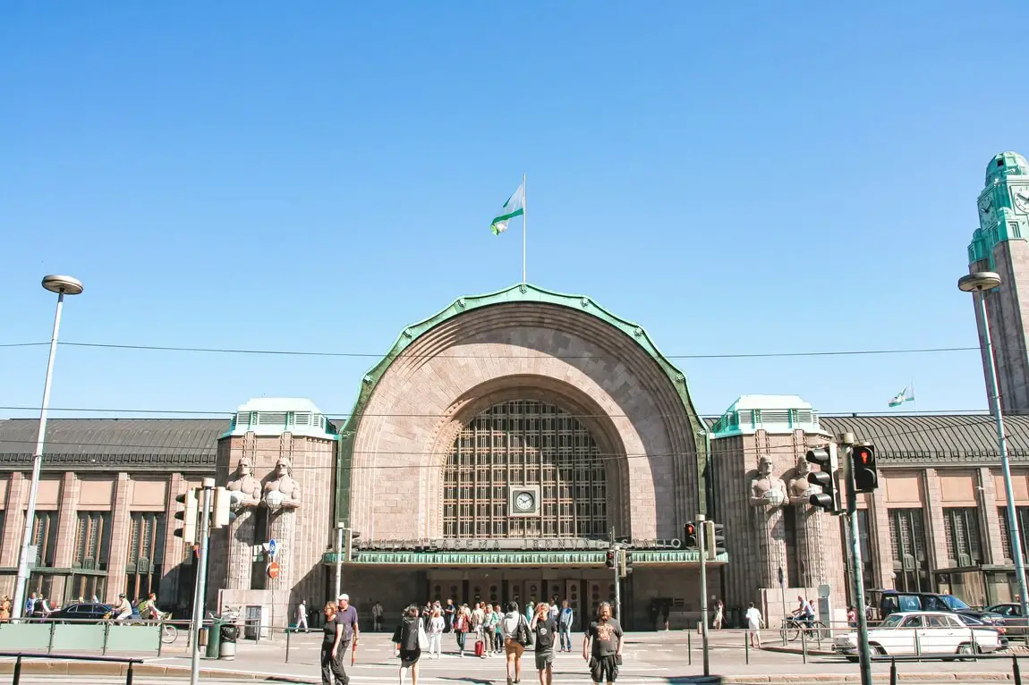 Finlandia Helsinquia Estação Central de Comboios