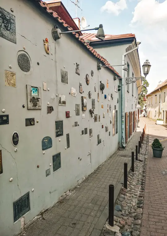 Vilnius Lithuania Literature Street