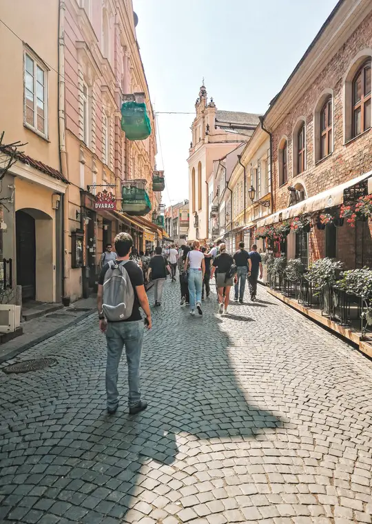 Vilnius Lithuania Pilies Street