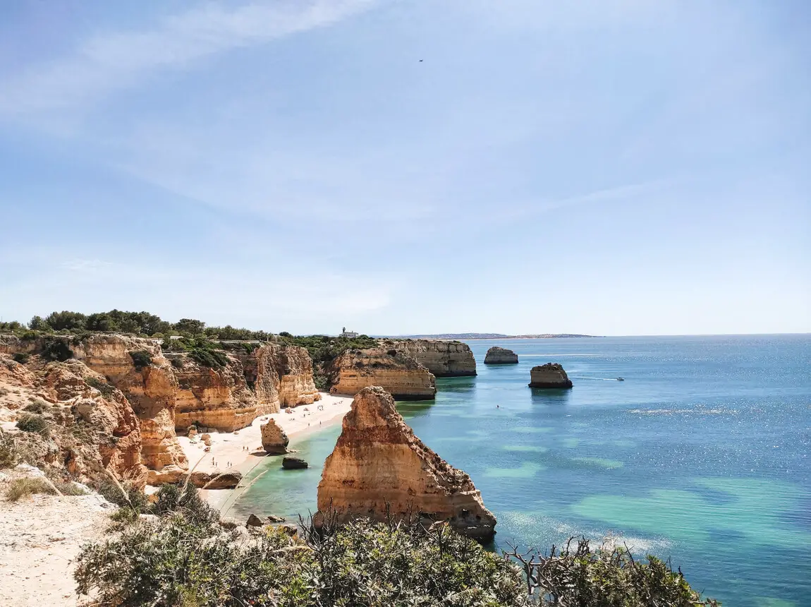 Algarve Trilho Sete Vales Suspensos Praia da Marinha