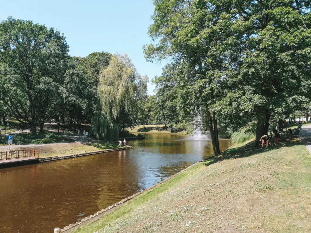 Riga Latvia Bastejkalns Park