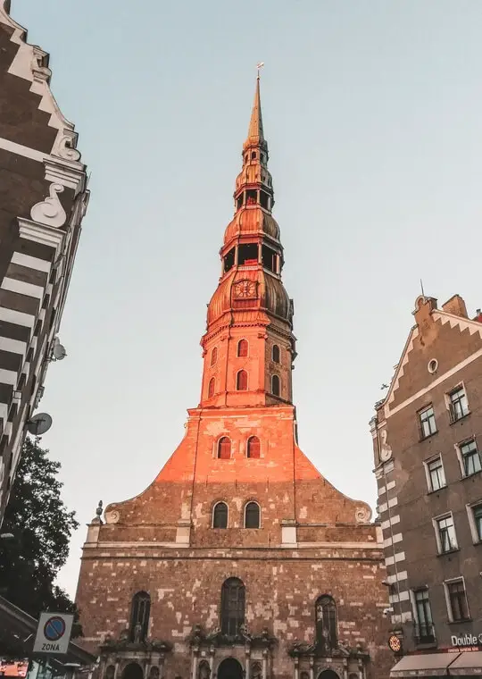 Riga Latvia St Peters Church