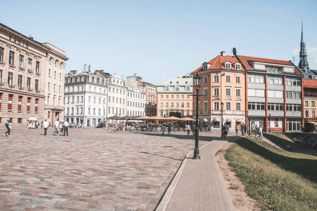 Riga Letónia Praça da Catedral