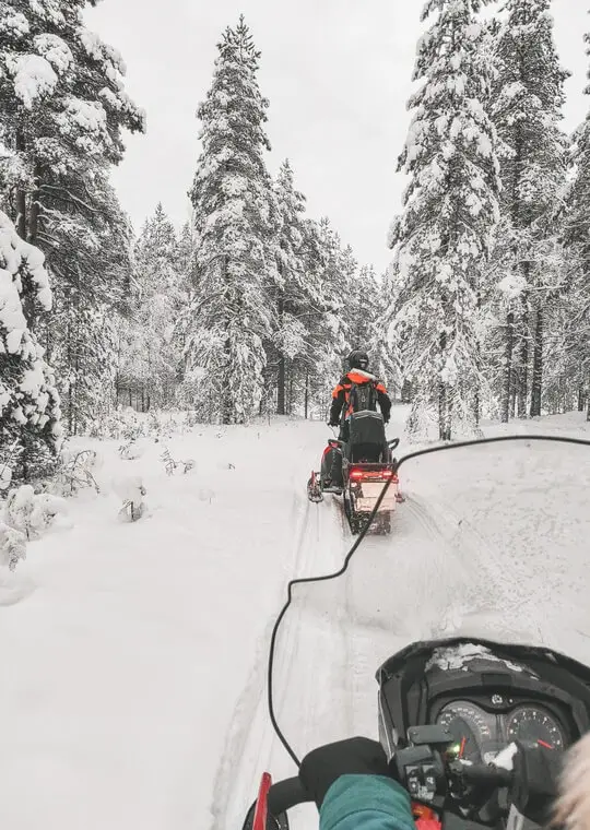 Lapland What to visit Ultimate Guide Snowmobile