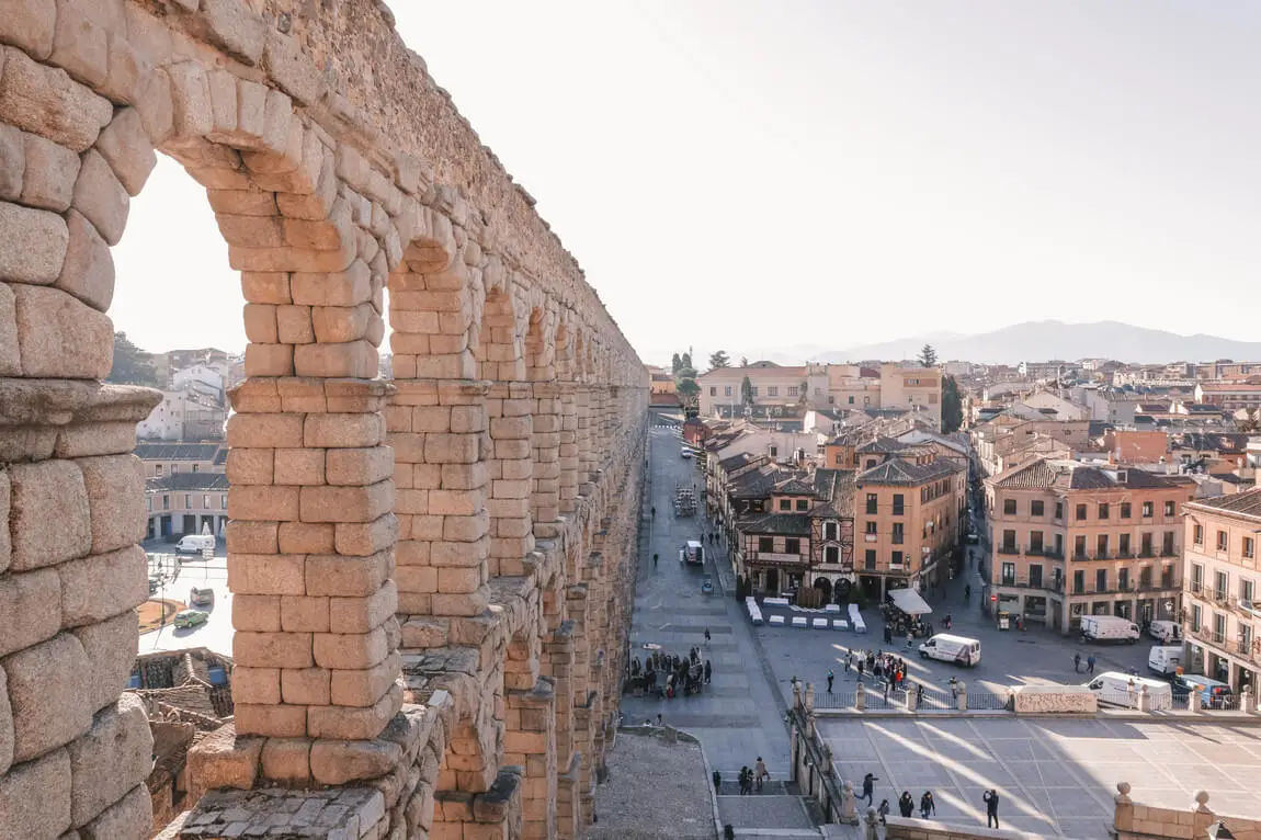 Segovia O que visitar Miradouro Aqueduto