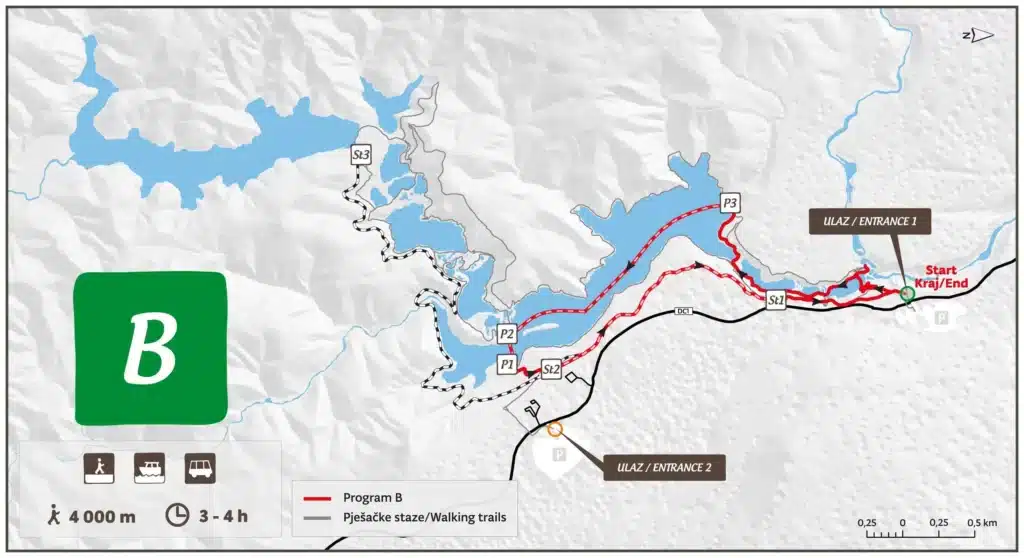 Trail B at Plitvice Lakes