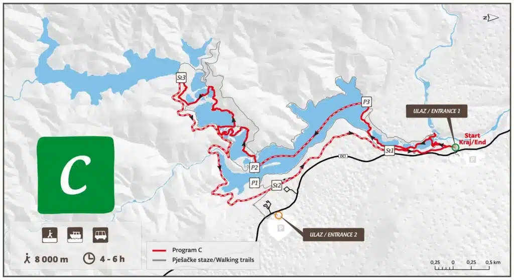 Trail C at Plitvice Lakes