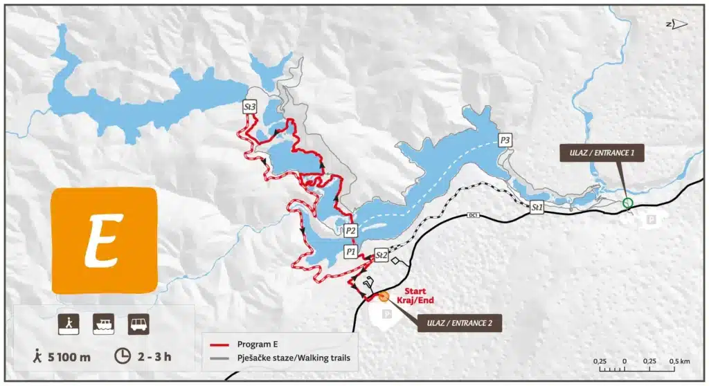 Trail E at Plitvice Lakes