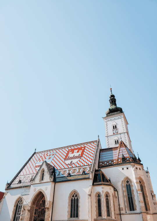 Zagreb O que visitar Igreja São Marcos