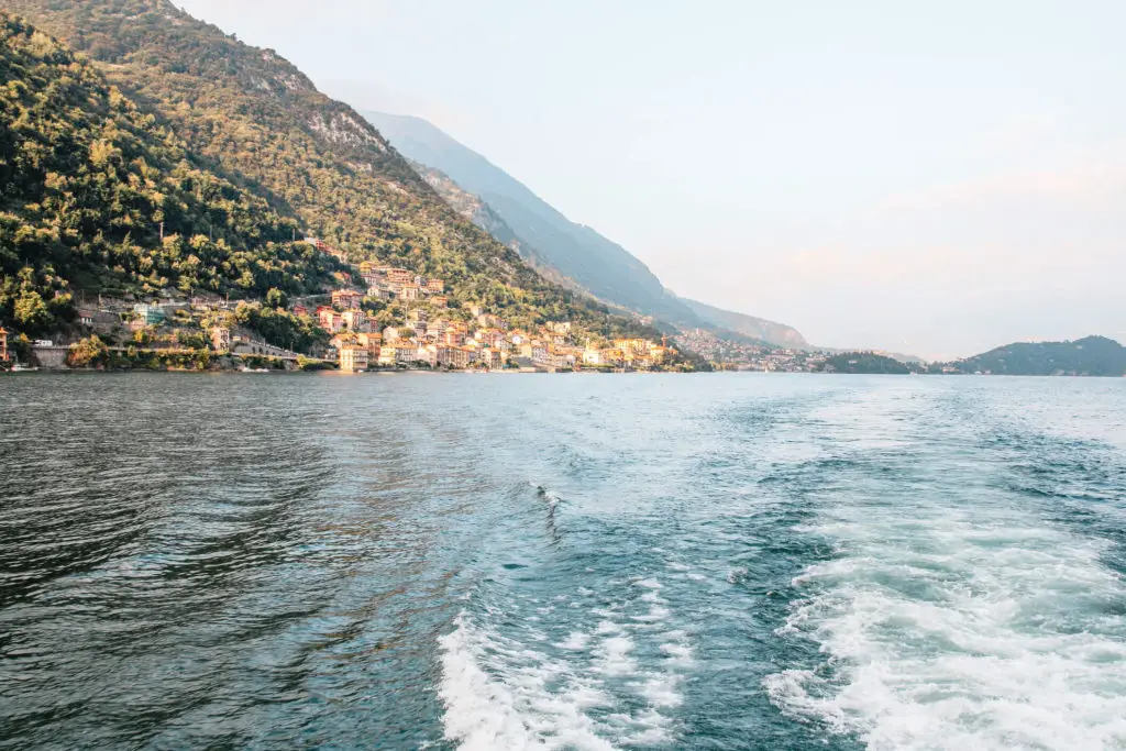 One day Itinerary Lake Como Boat ride
