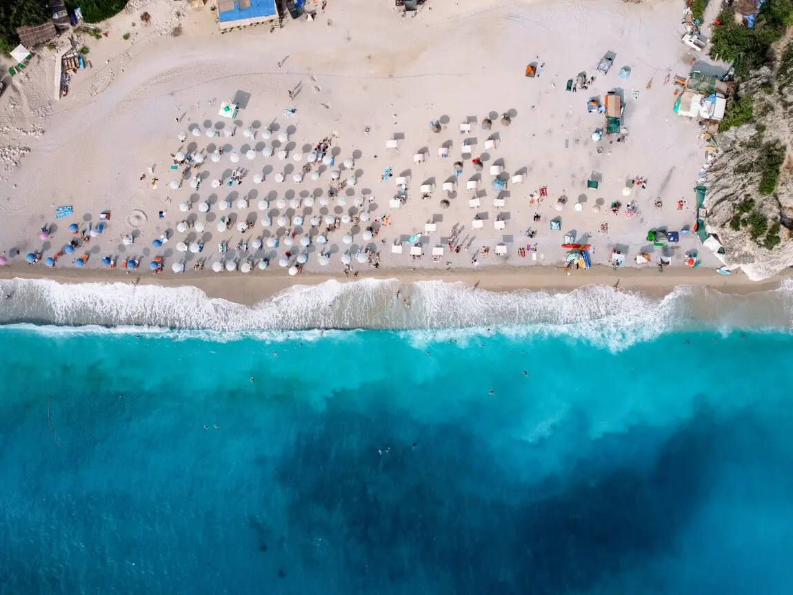 Albania O que visitar Praia Gjipe