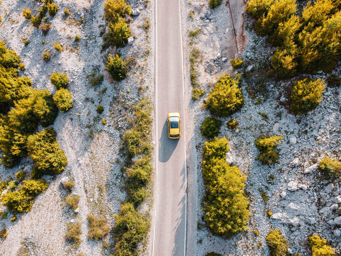 Driving in Albania