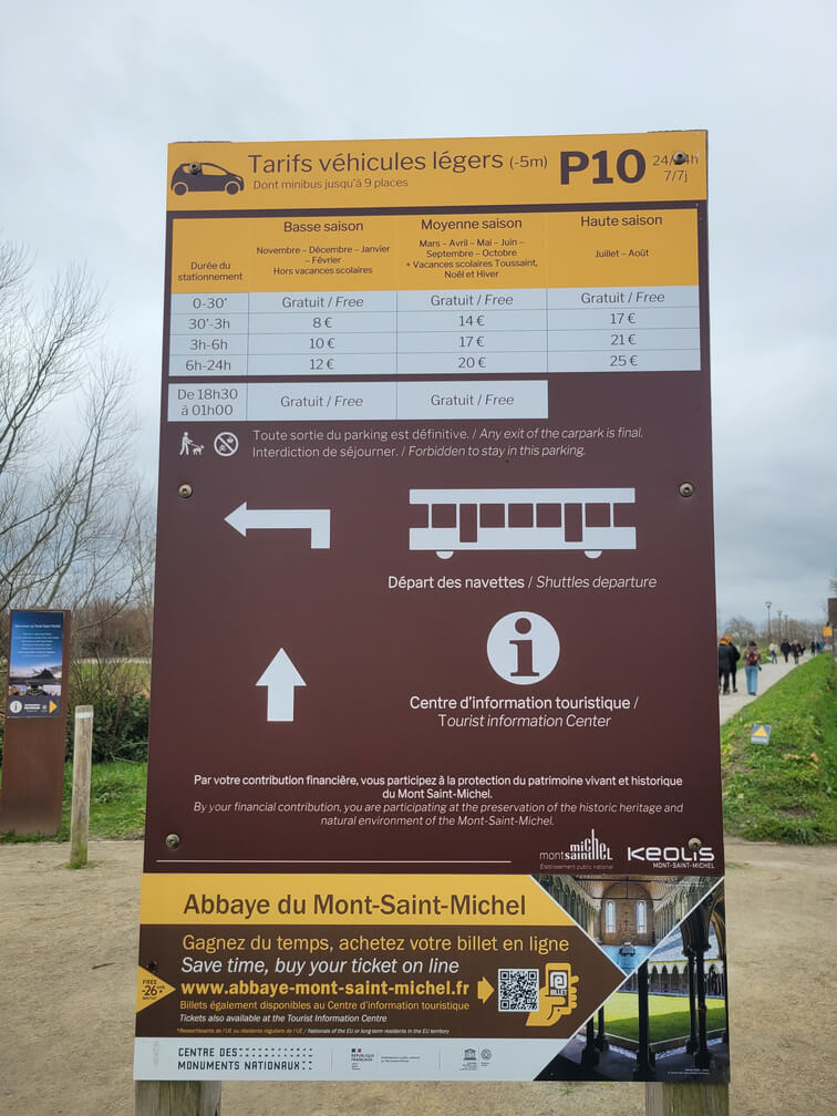 What to visit Mont Saint Michel Shuttle