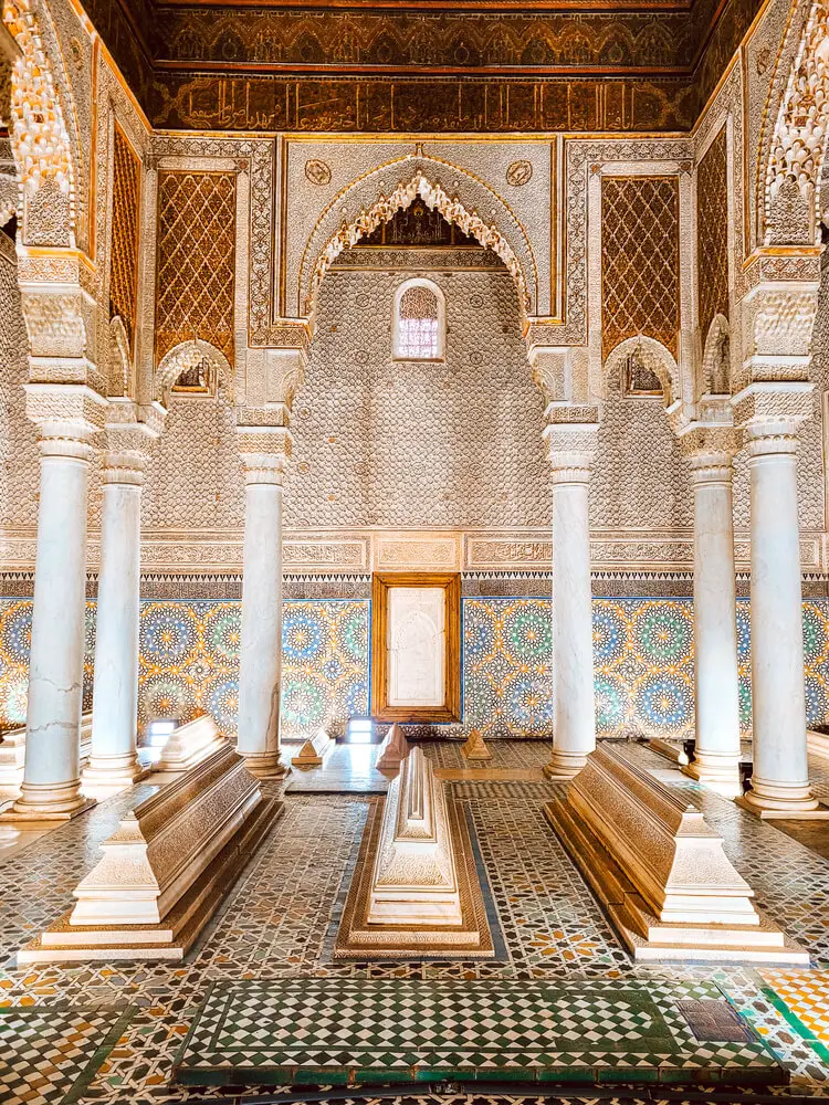 What to visit in Marrakech Saadian Tombs