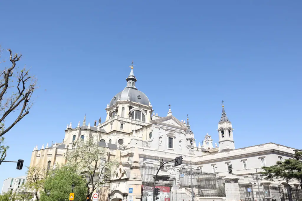 Madrid in 3 days itinerary Almudena Cathedral