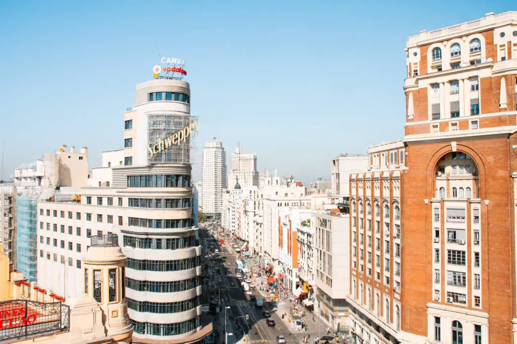 Madrid in 3 days itinerary Gran Vía
