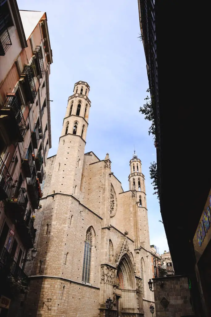 Places to see in Barcelona in 3 days Basilica Santa Maria del Mar