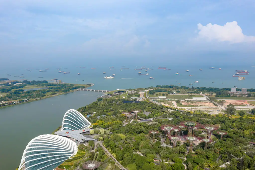 Singapore itinerary 4 days Marina Bay Sands Observation Deck