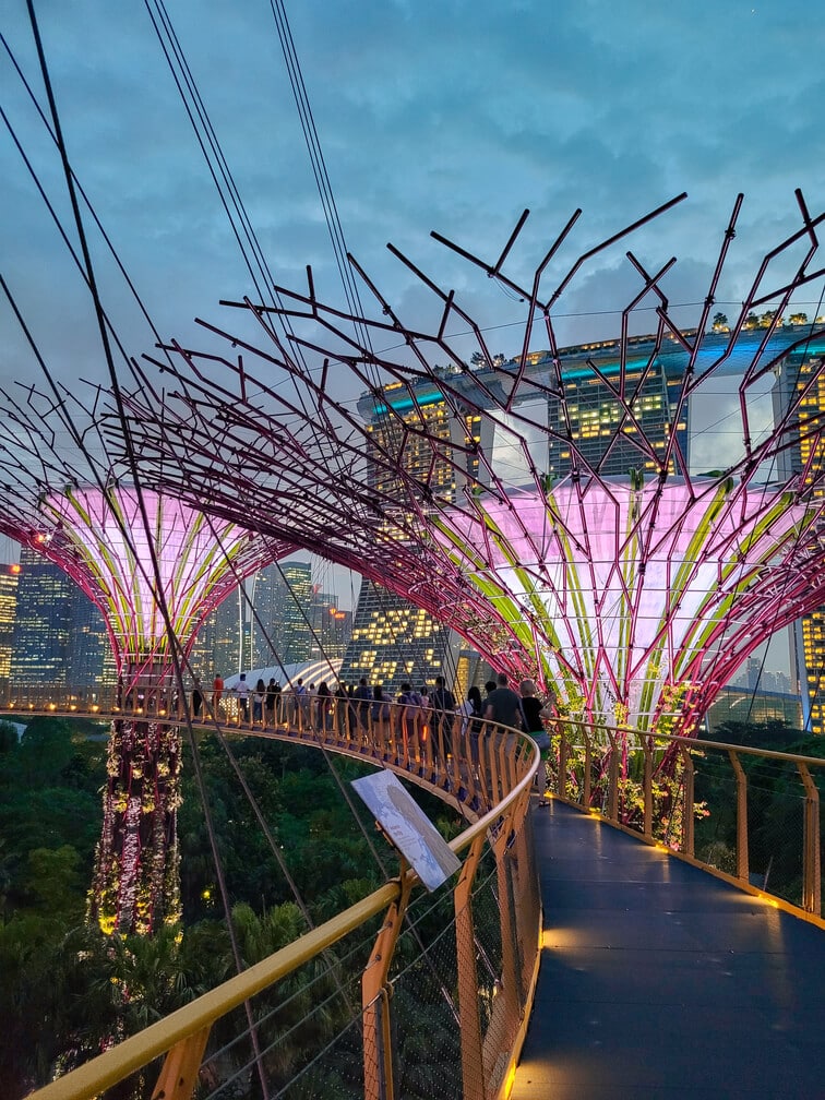 Singapore itinerary 4 days OCBC Skyway