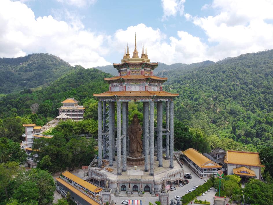 Roteiro 2 dias em Penang Templo Kek Lok Si