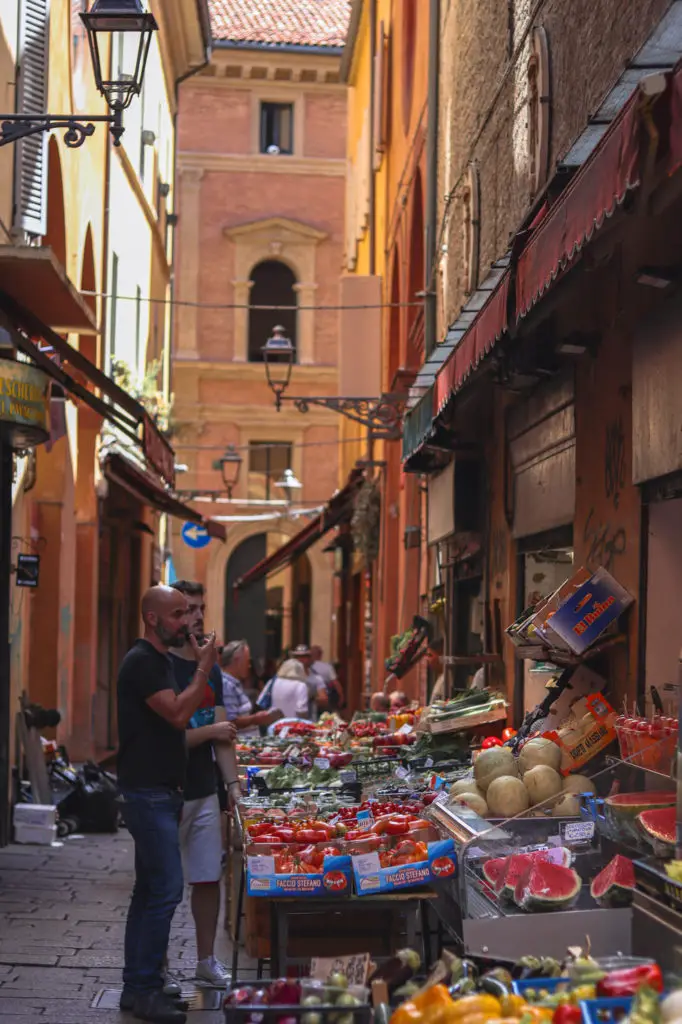What to visit in Bologna in 2 days Via Pescherie Vecchie