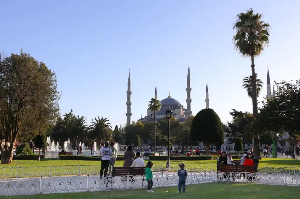 O que fazer em Istambul Parque Sultan Ahmet