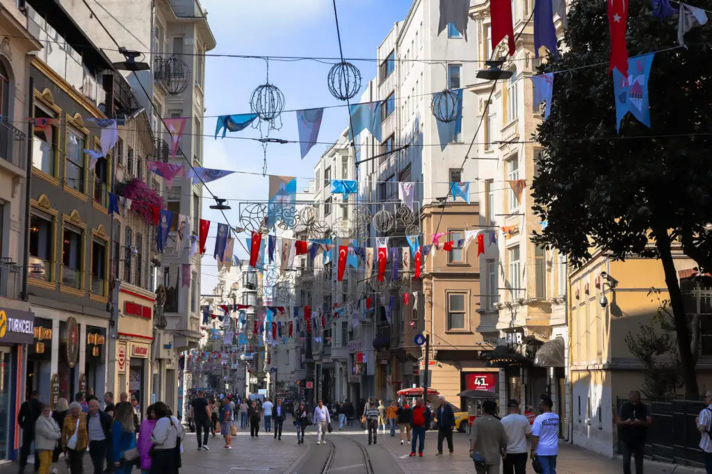 O que fazer em Istambul Rua İstiklal