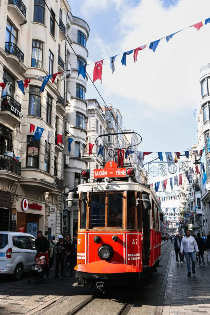 O que fazer em Istambul Rua İstiklal