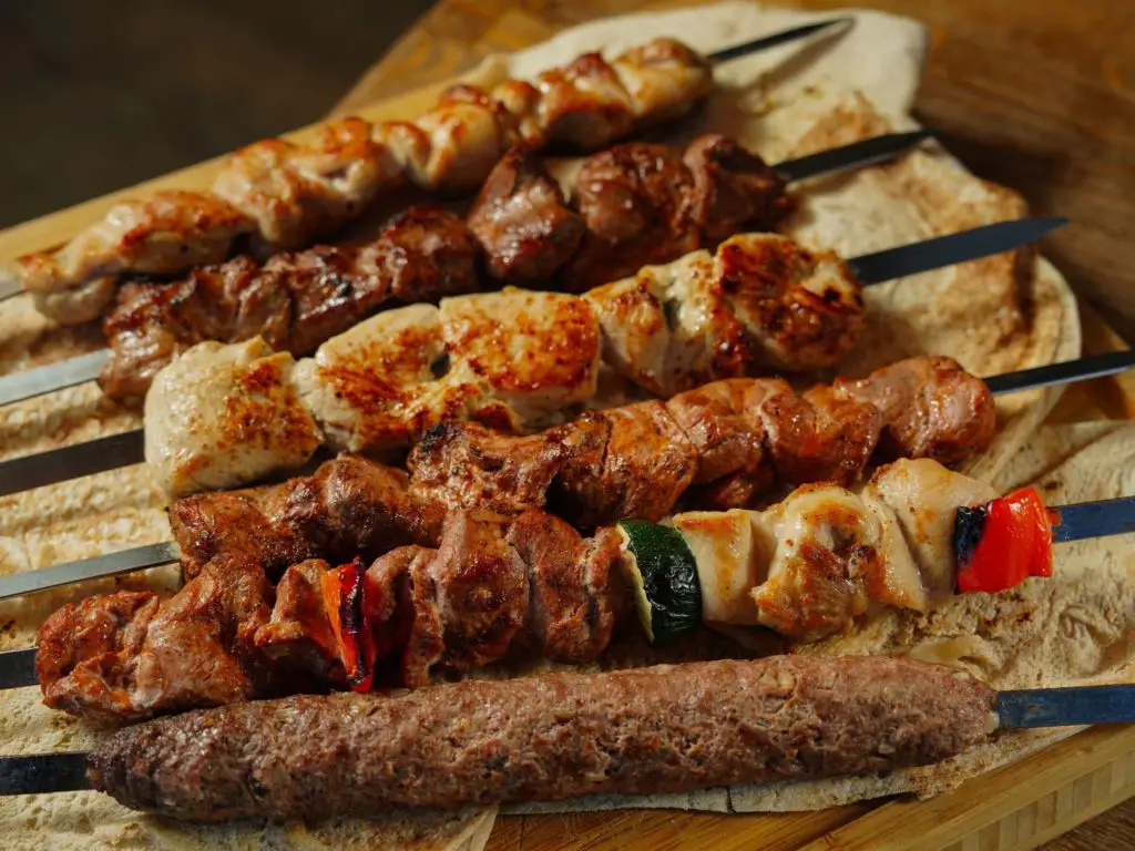 Popular dishes in Turkey Kebabs
