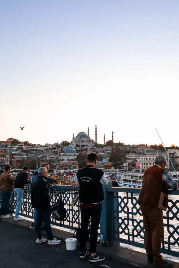 Things to see in Istanbul in 3 days Galata Bridge