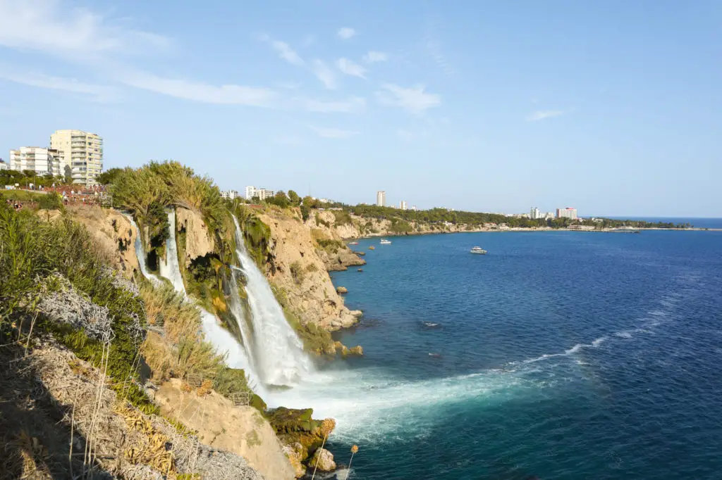 Turkey 12 days itinerary Antalya Duden Waterfalls
