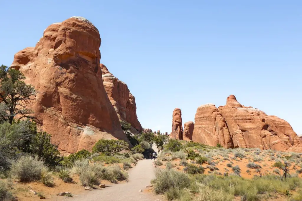 1 day in Arches National Park Devil Gardens Trail