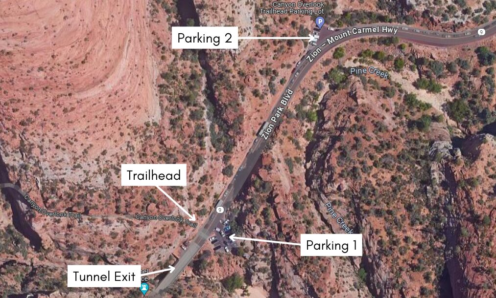 Canyon Overlook Trail Parking