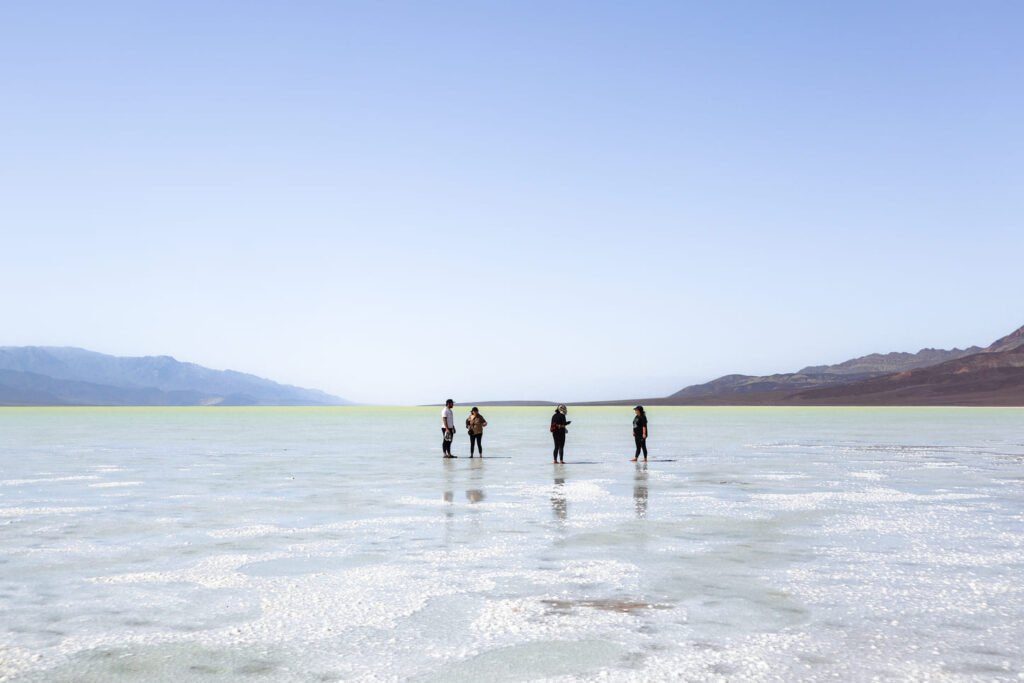 One day in Death Valley Badwater Basin