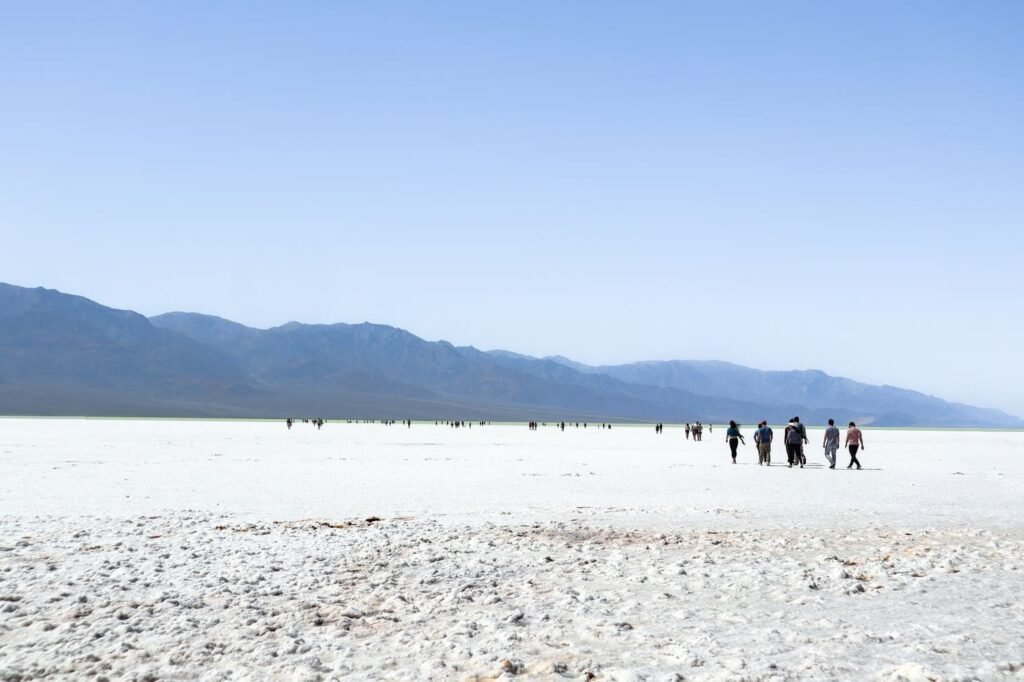 One day in Death Valley Badwater Basin