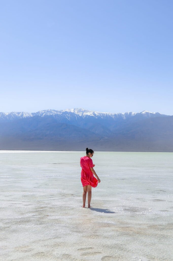 One day in Death Valley Badwater Basin