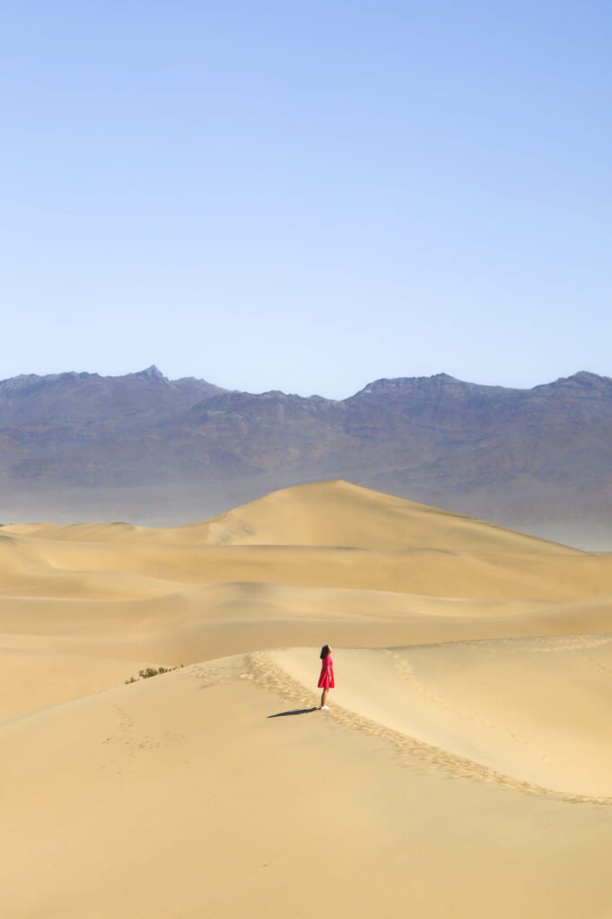 One day in Death Valley Mesquite Flat Sand Dunes