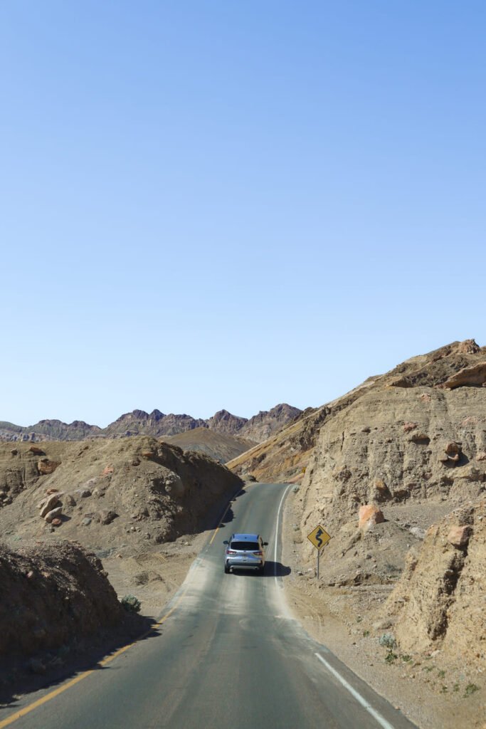 Roads in Death Valley