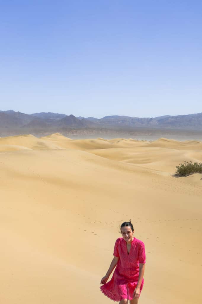 Um dia no Death Valley Mesquite Flat Sand Dunes