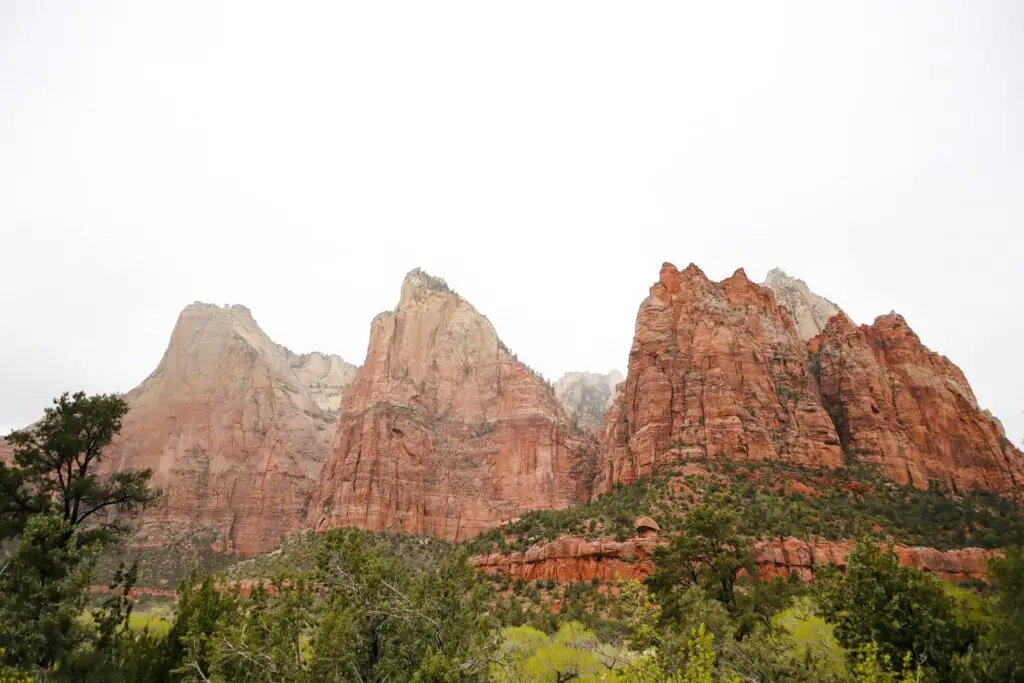 Visitar Zion National Park Court of the Patriarchs