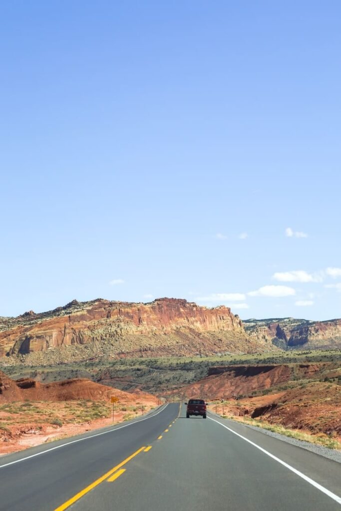 Estradas no Capitol Reef National Park