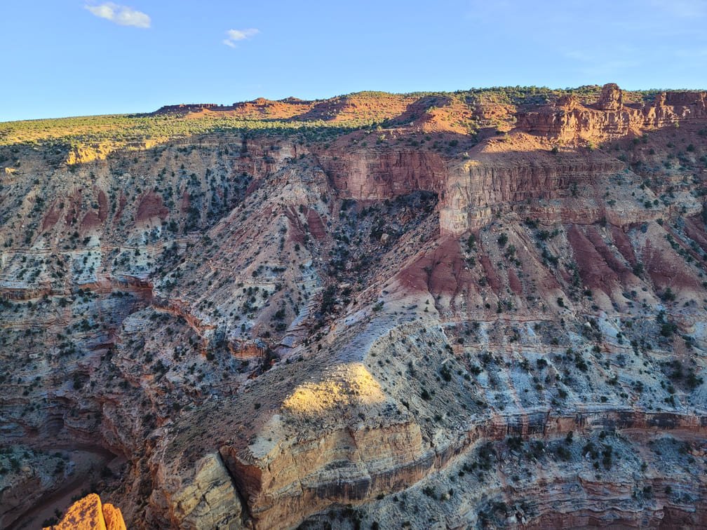 One day in Capitol Reef National Park Goosenecks Overlook