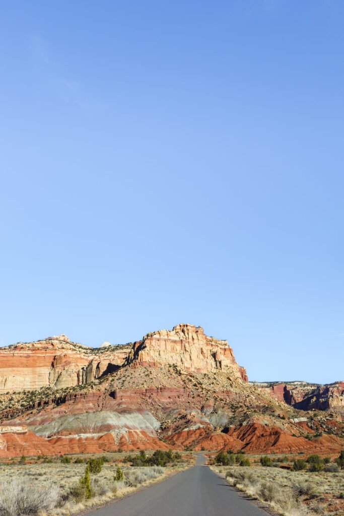 Road on Capitol Reef National Park