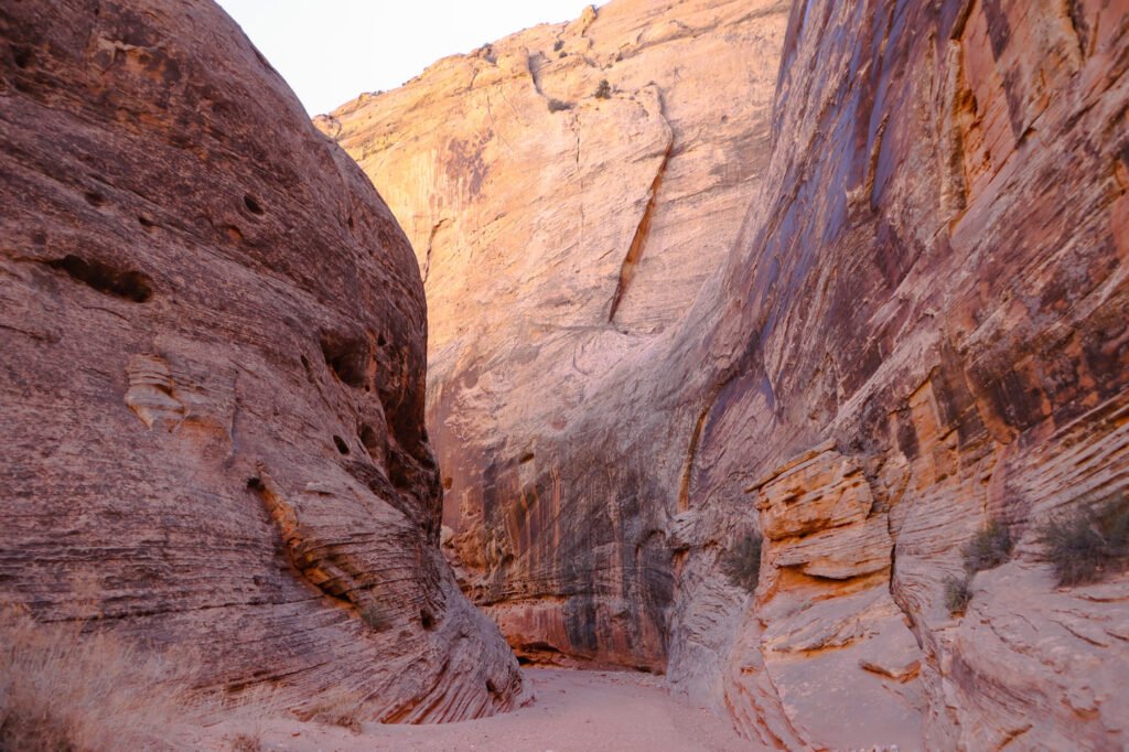 Um dia no Capitol Reef National Park Grand Wash Trail